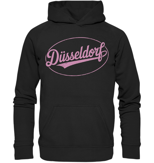 Düsseldorf Logo Retro – Stilvolle Nostalgie trifft modernen Look - Basic Unisex Hoodie