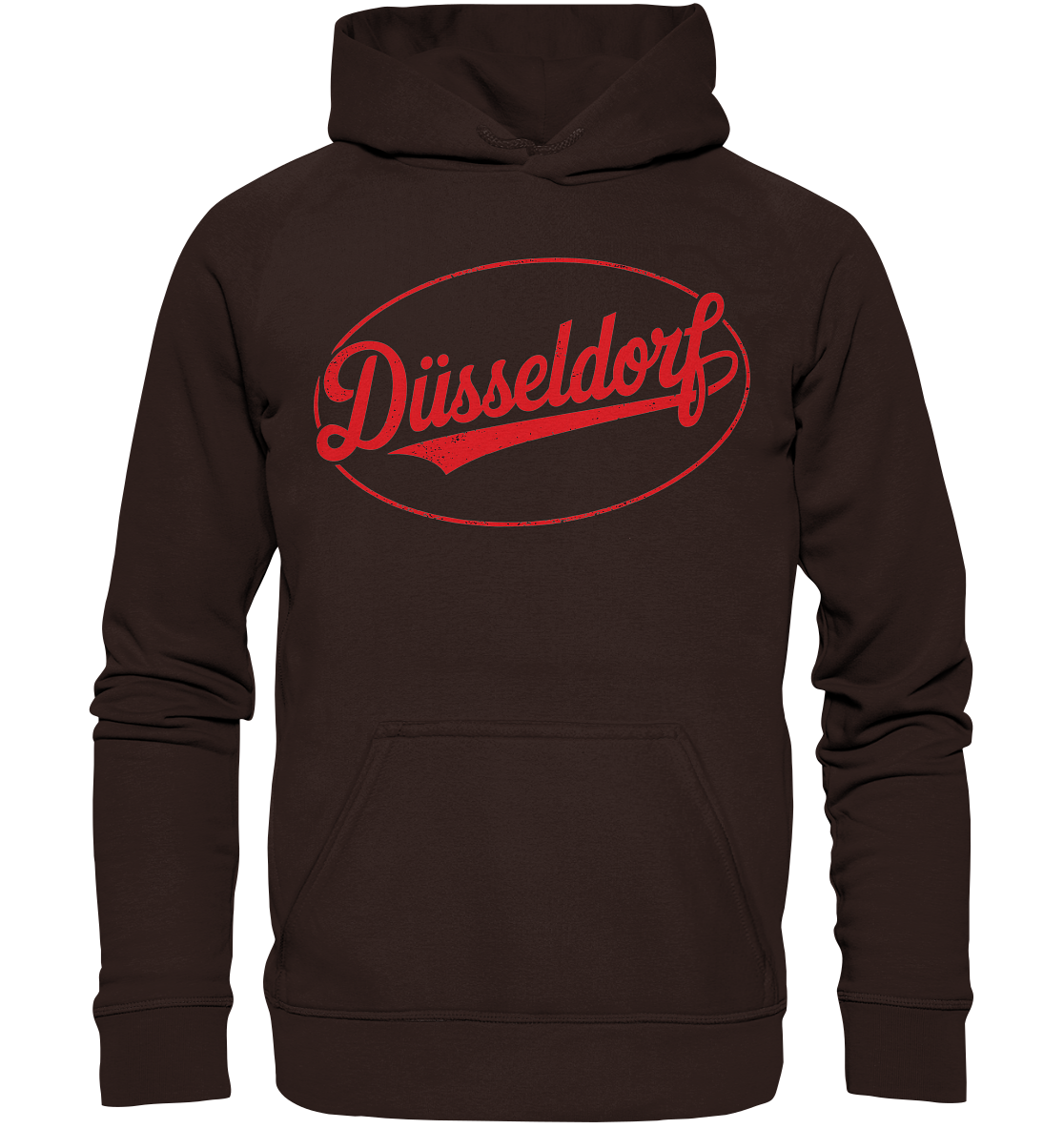 Düsseldorf Logo Retro – Stilvolle Nostalgie trifft modernen Look - Basic Unisex Hoodie