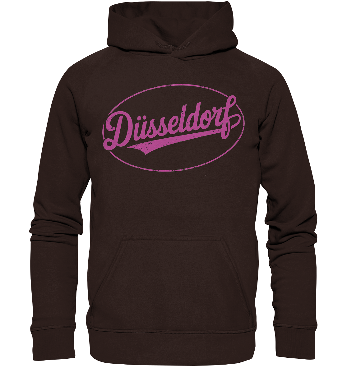 Düsseldorf Logo Retro – Stilvolle Nostalgie trifft modernen Look - Basic Unisex Hoodie