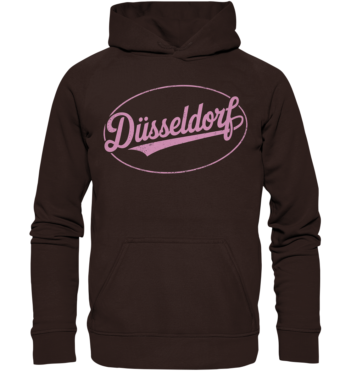 Düsseldorf Logo Retro – Stilvolle Nostalgie trifft modernen Look - Basic Unisex Hoodie