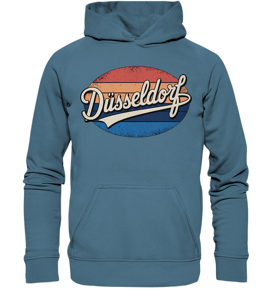Düsseldorf Logo Retro – Stilvolle Nostalgie trifft modernen Look - Basic Unisex Hoodie