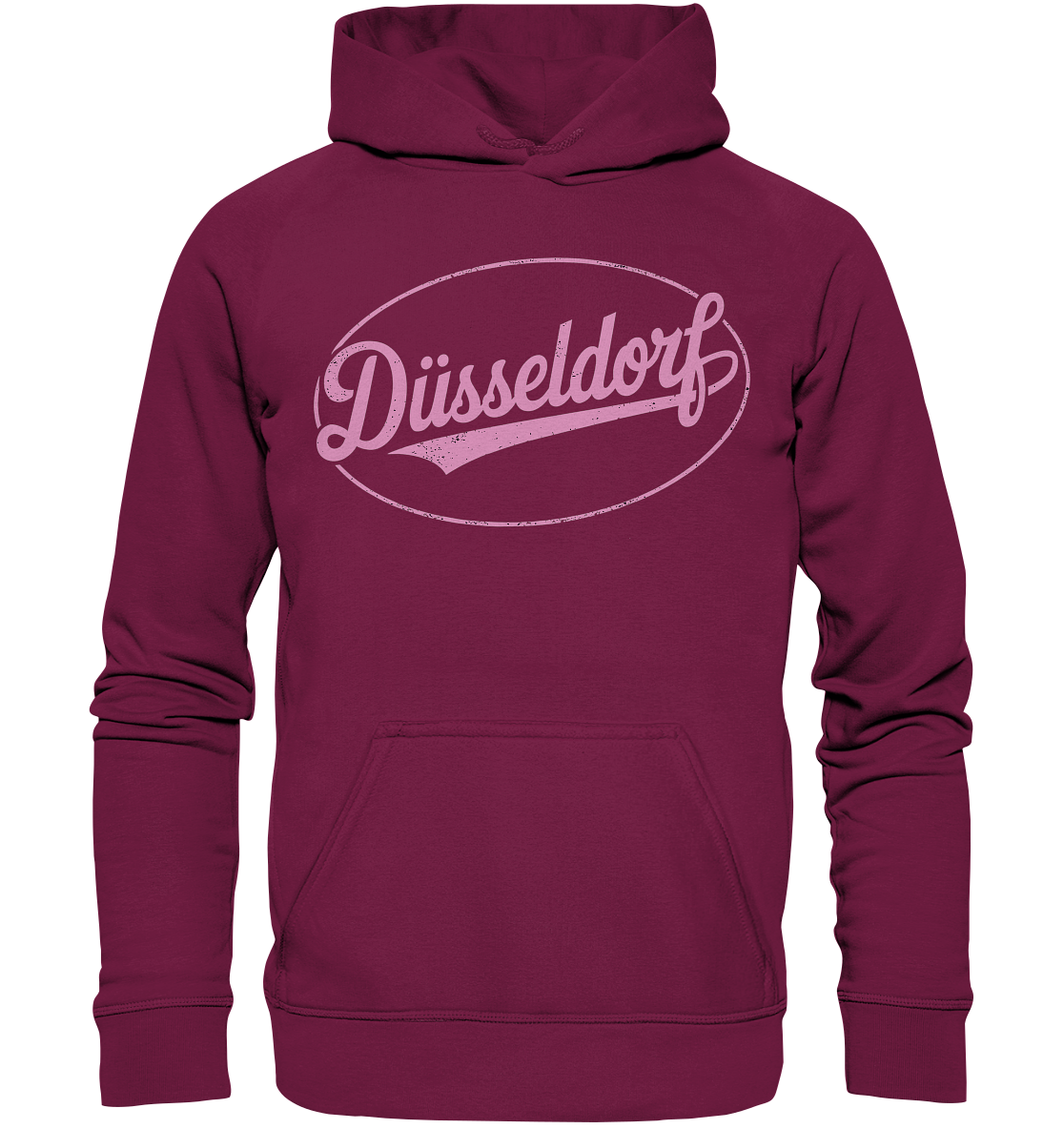 Düsseldorf Logo Retro – Stilvolle Nostalgie trifft modernen Look - Basic Unisex Hoodie