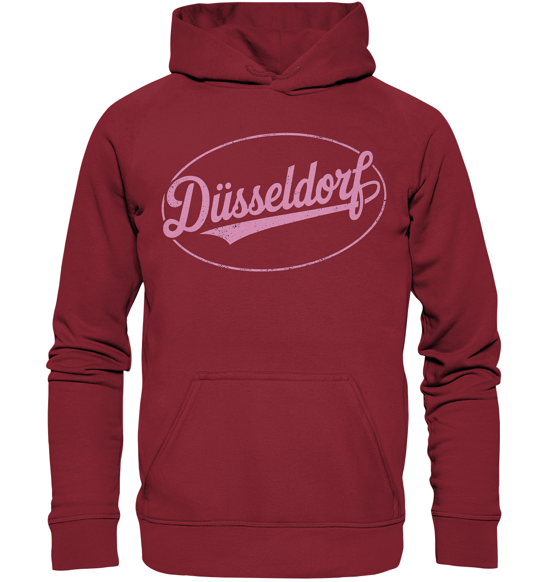 Düsseldorf Logo Retro – Stilvolle Nostalgie trifft modernen Look - Basic Unisex Hoodie