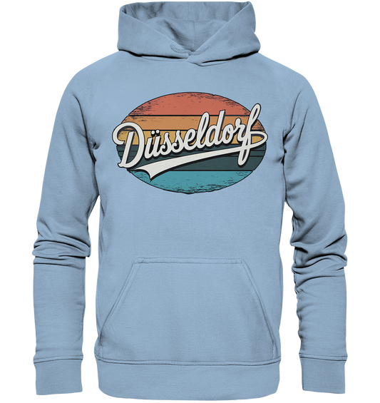 Düsseldorf Logo Retro – Stilvolle Nostalgie trifft modernen Look - Basic Unisex Hoodie