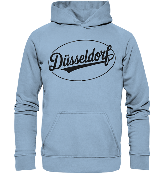 Düsseldorf Logo Retro – Stilvolle Nostalgie trifft modernen Look - Basic Unisex Hoodie