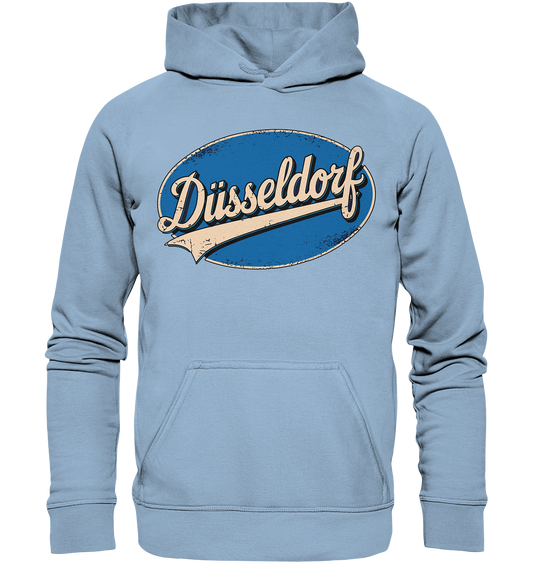 Düsseldorf Logo Retro – Stilvolle Nostalgie trifft modernen Look - Basic Unisex Hoodie