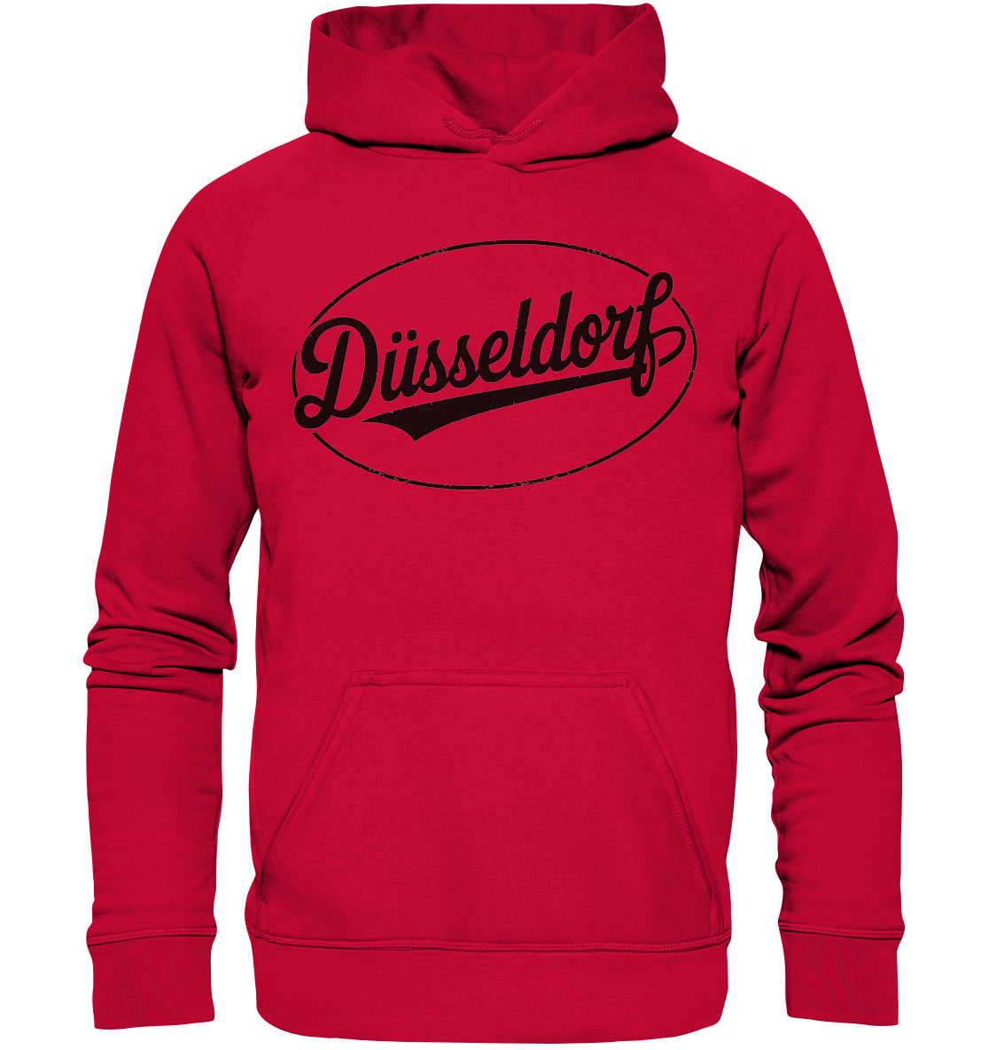 Düsseldorf Logo Retro – Stilvolle Nostalgie trifft modernen Look - Basic Unisex Hoodie