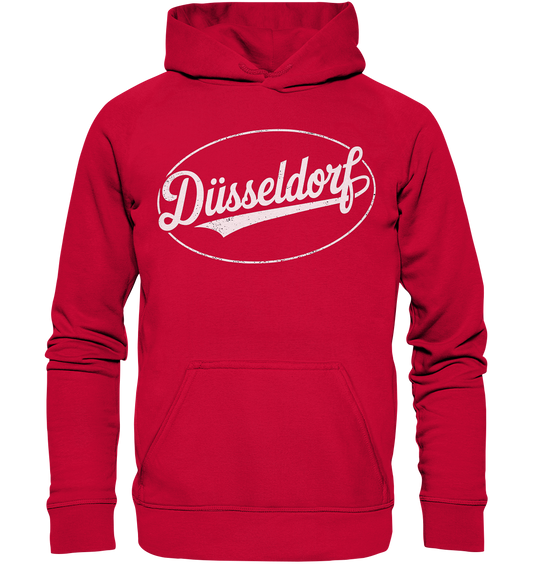 Düsseldorf Logo Retro – Stilvolle Nostalgie trifft modernen Look - Basic Unisex Hoodie