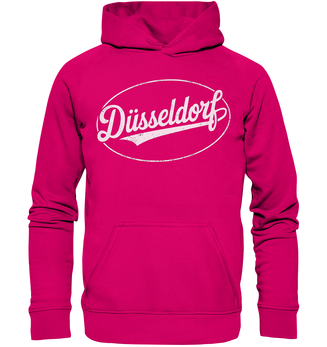 Düsseldorf Logo Retro – Stilvolle Nostalgie trifft modernen Look - Basic Unisex Hoodie