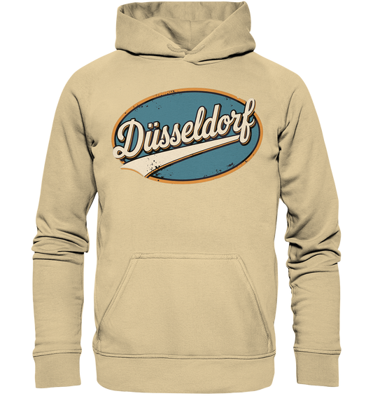 Düsseldorf Retro – Stilvolle Nostalgie trifft modernen Look - Basic Unisex Hoodie
