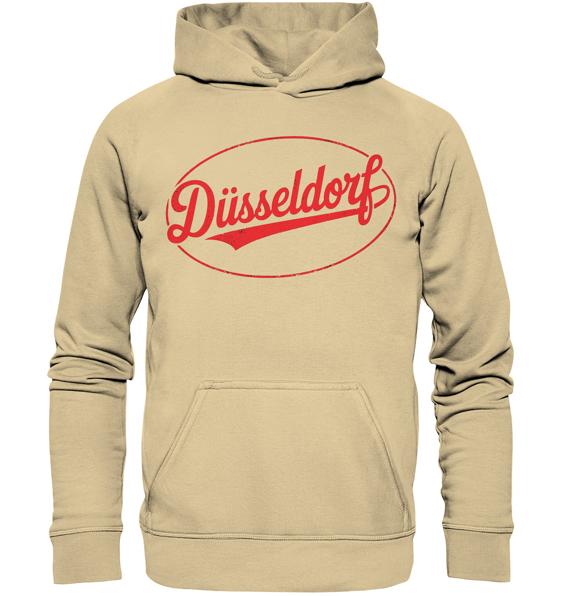 Düsseldorf Logo Retro – Stilvolle Nostalgie trifft modernen Look - Basic Unisex Hoodie