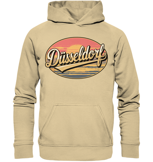 Düsseldorf Logo Retro – Stilvolle Nostalgie trifft modernen Look - Basic Unisex Hoodie