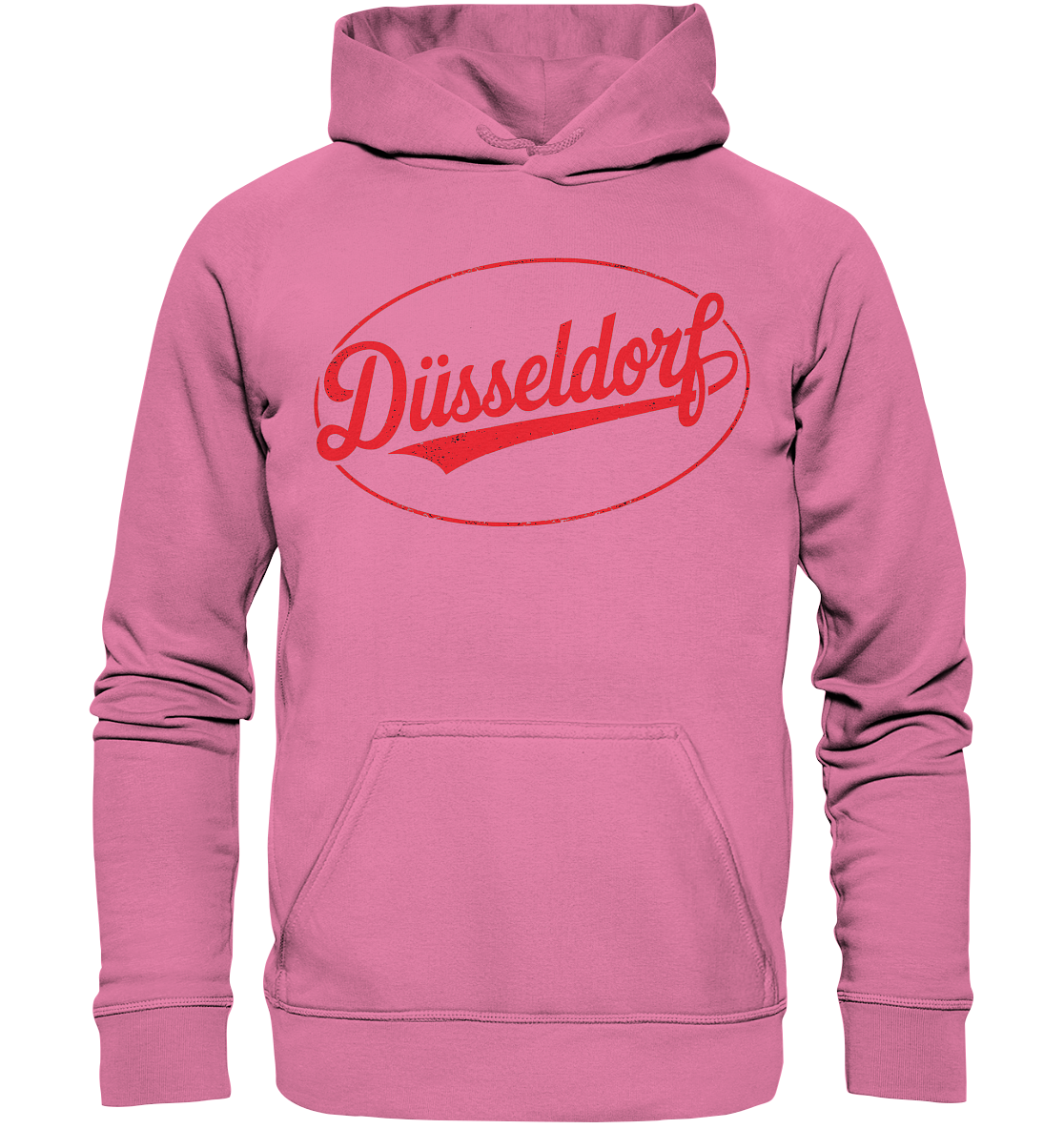 Düsseldorf Logo Retro – Stilvolle Nostalgie trifft modernen Look - Basic Unisex Hoodie