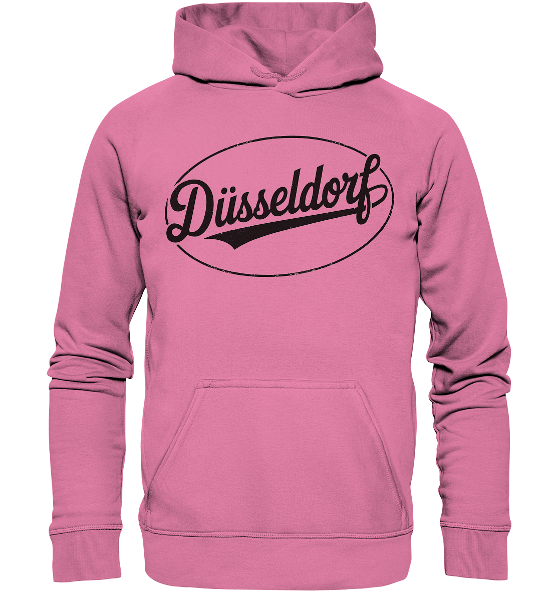Düsseldorf Logo Retro – Stilvolle Nostalgie trifft modernen Look - Basic Unisex Hoodie