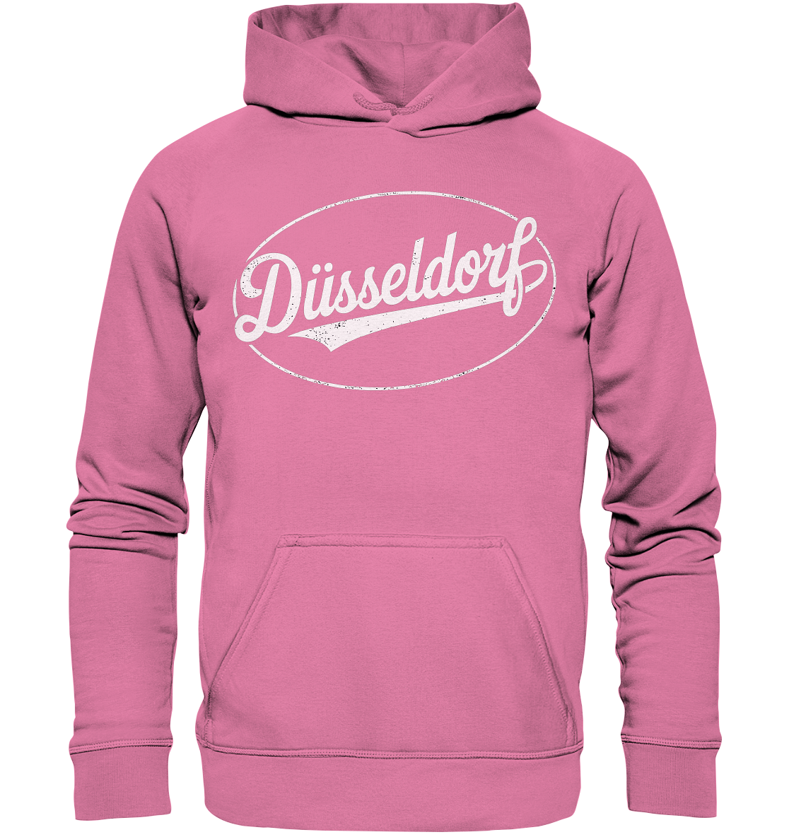 Düsseldorf Logo Retro – Stilvolle Nostalgie trifft modernen Look - Basic Unisex Hoodie