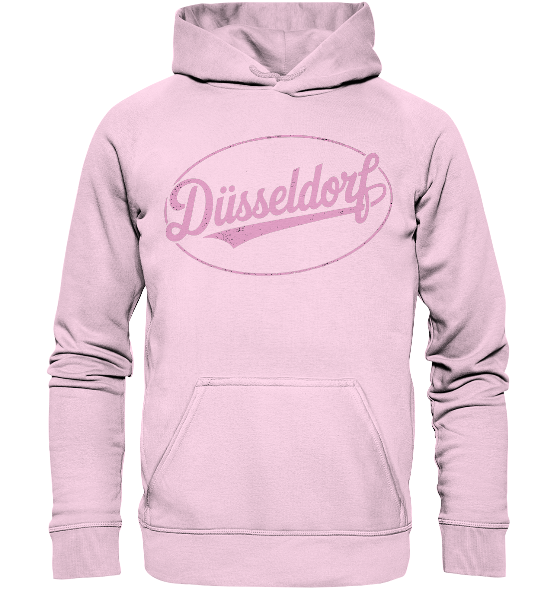 Düsseldorf Logo Retro – Stilvolle Nostalgie trifft modernen Look - Basic Unisex Hoodie