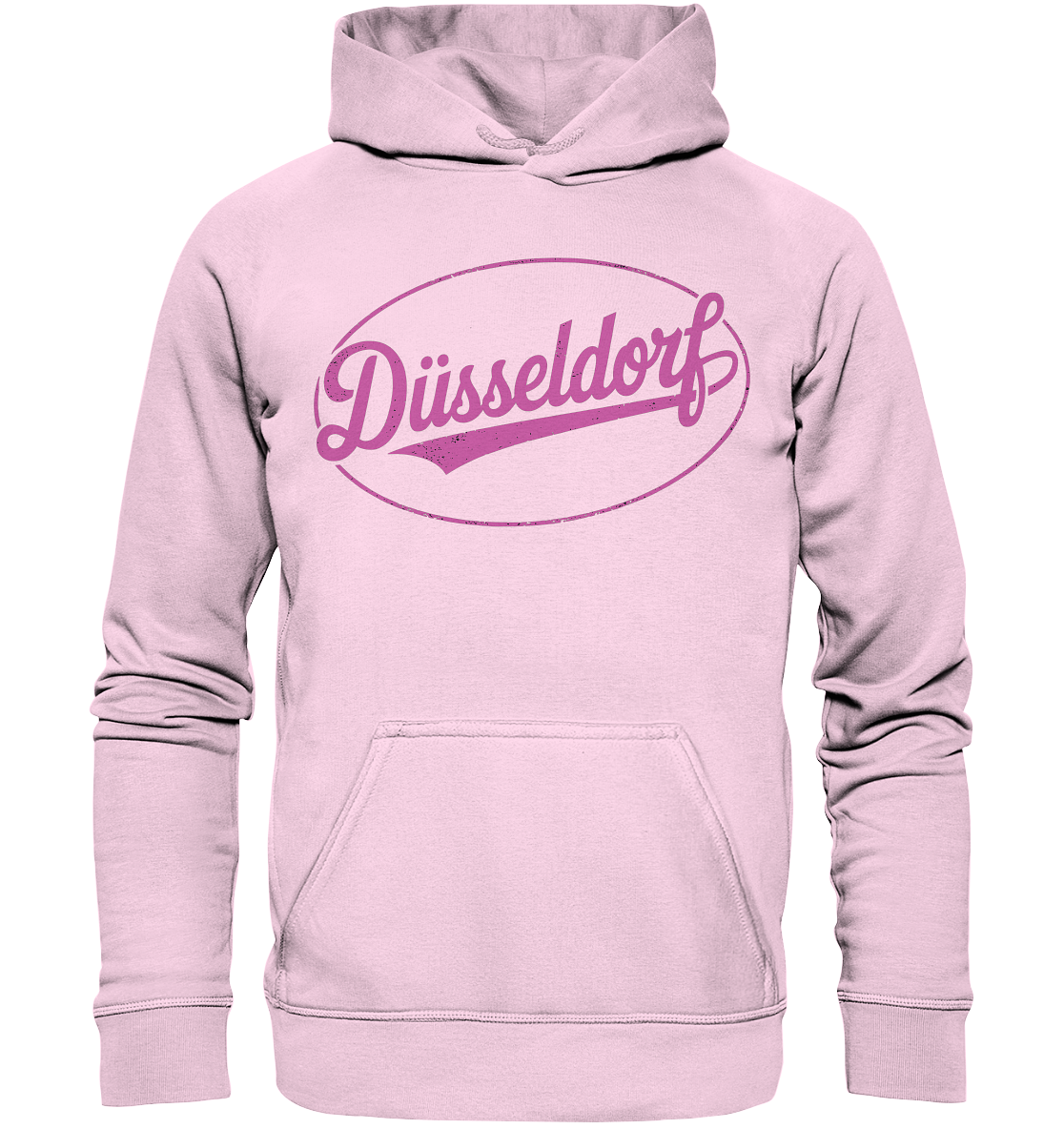 Düsseldorf Logo Retro – Stilvolle Nostalgie trifft modernen Look - Basic Unisex Hoodie