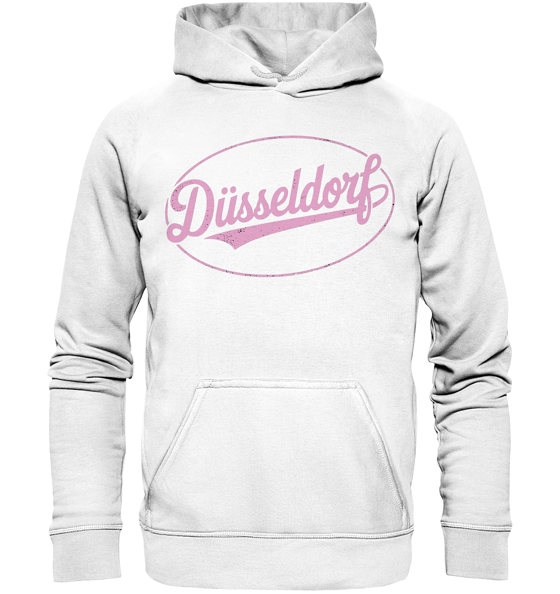 Düsseldorf Logo Retro – Stilvolle Nostalgie trifft modernen Look - Basic Unisex Hoodie