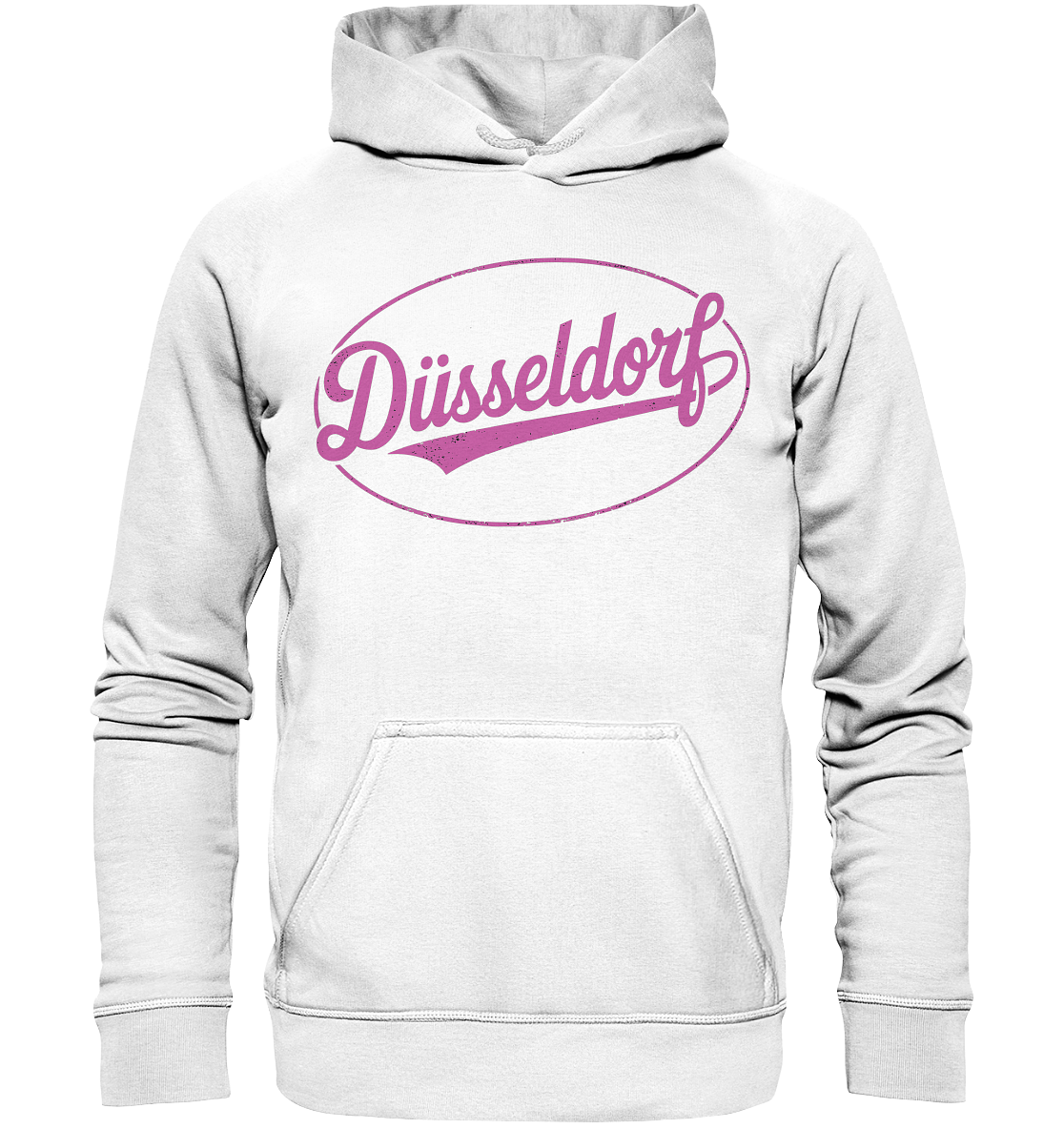 Düsseldorf Logo Retro – Stilvolle Nostalgie trifft modernen Look - Basic Unisex Hoodie