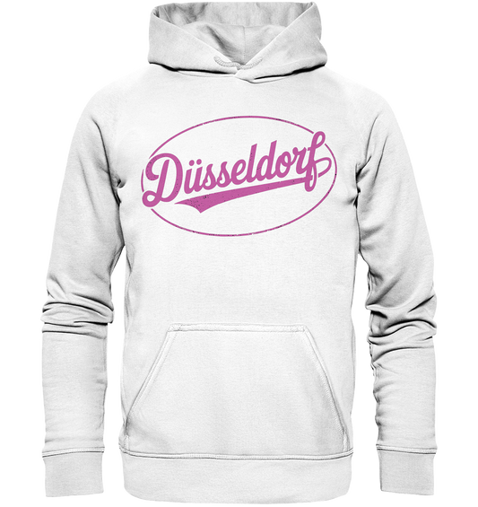 Düsseldorf Logo Retro – Stilvolle Nostalgie trifft modernen Look - Basic Unisex Hoodie