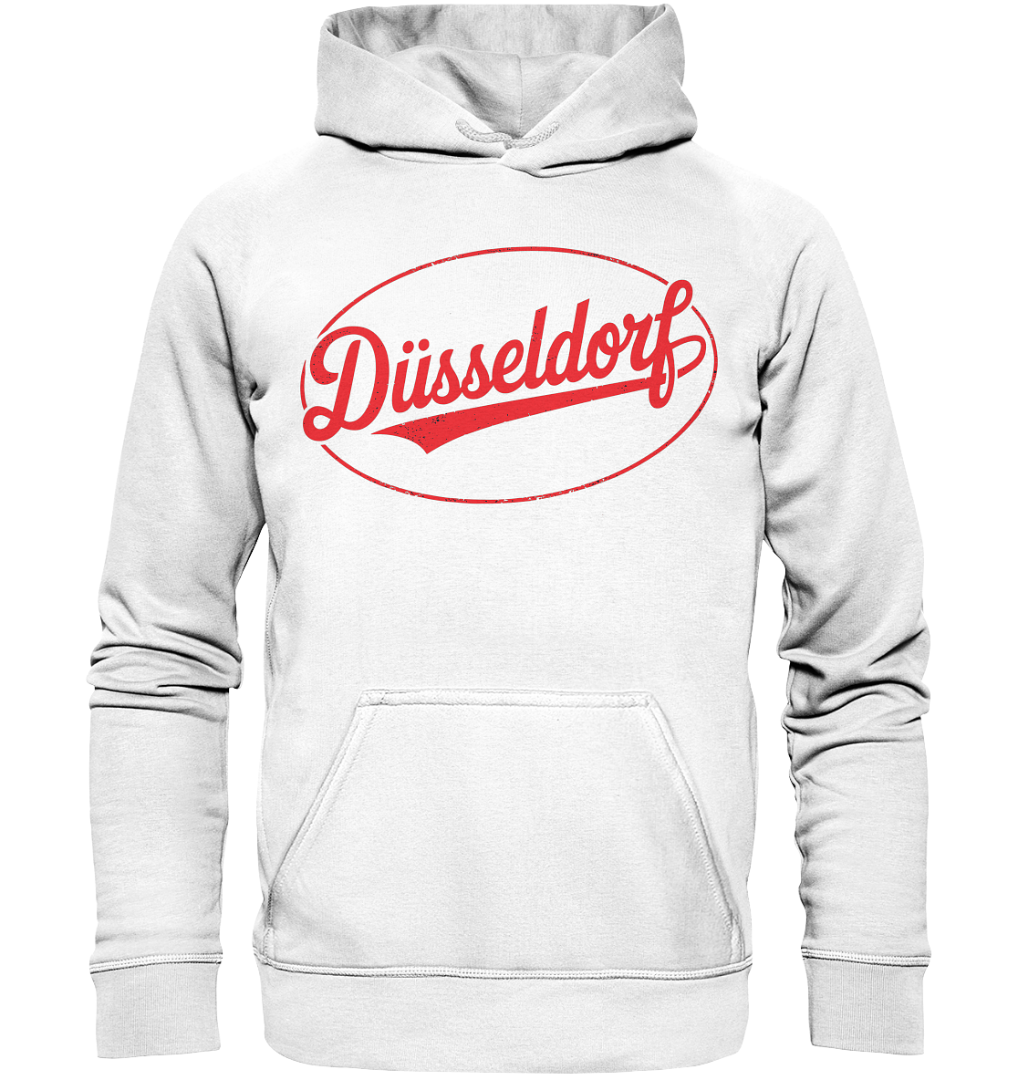 Düsseldorf Logo Retro – Stilvolle Nostalgie trifft modernen Look - Basic Unisex Hoodie
