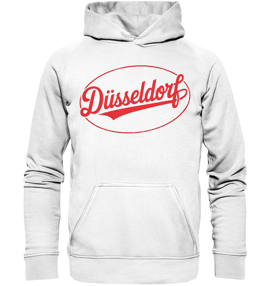 Düsseldorf Logo Retro – Stilvolle Nostalgie trifft modernen Look - Basic Unisex Hoodie