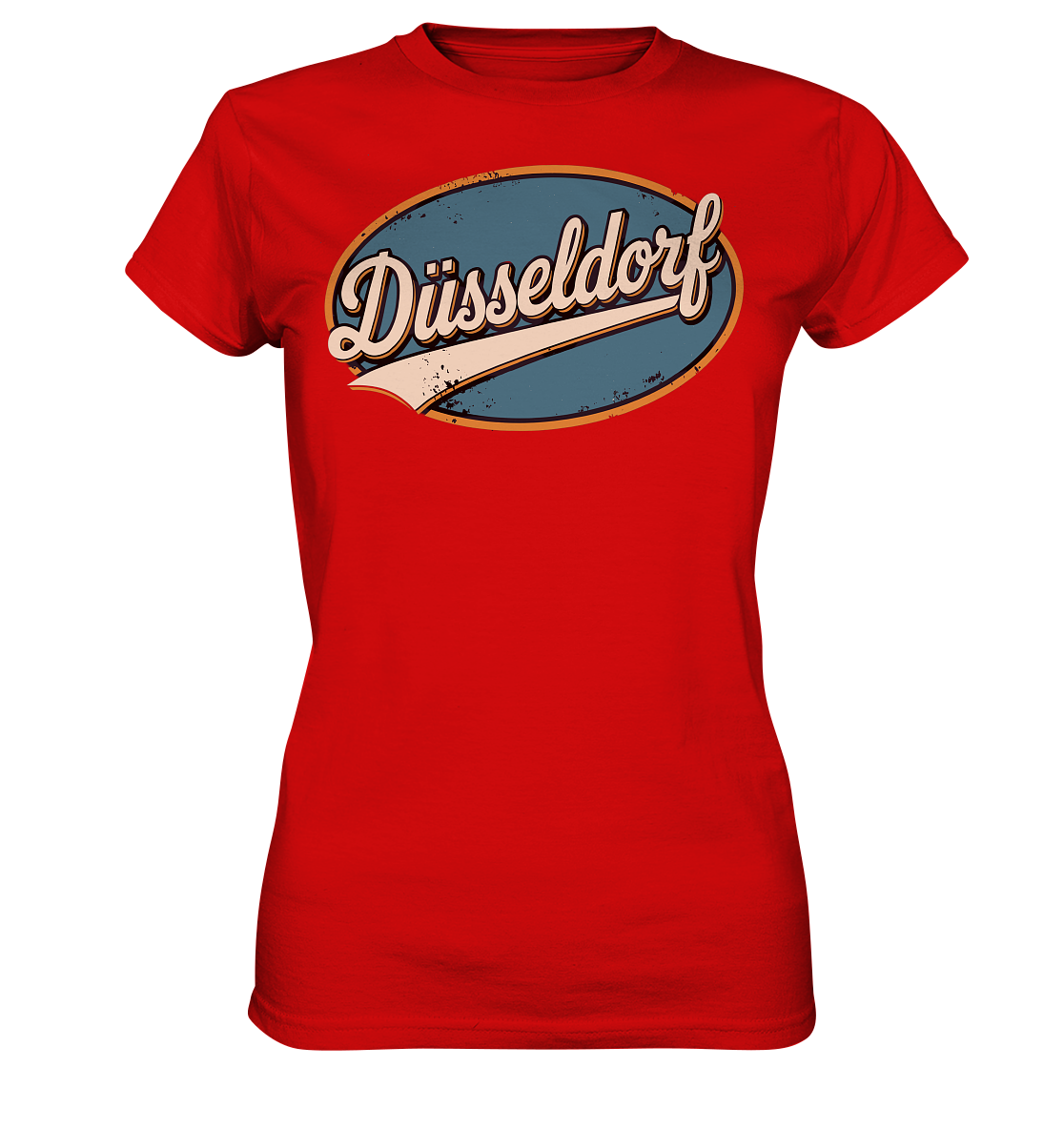 Düsseldorf Retro – Stilvolle Nostalgie trifft modernen Look - Ladies Premium Shirt