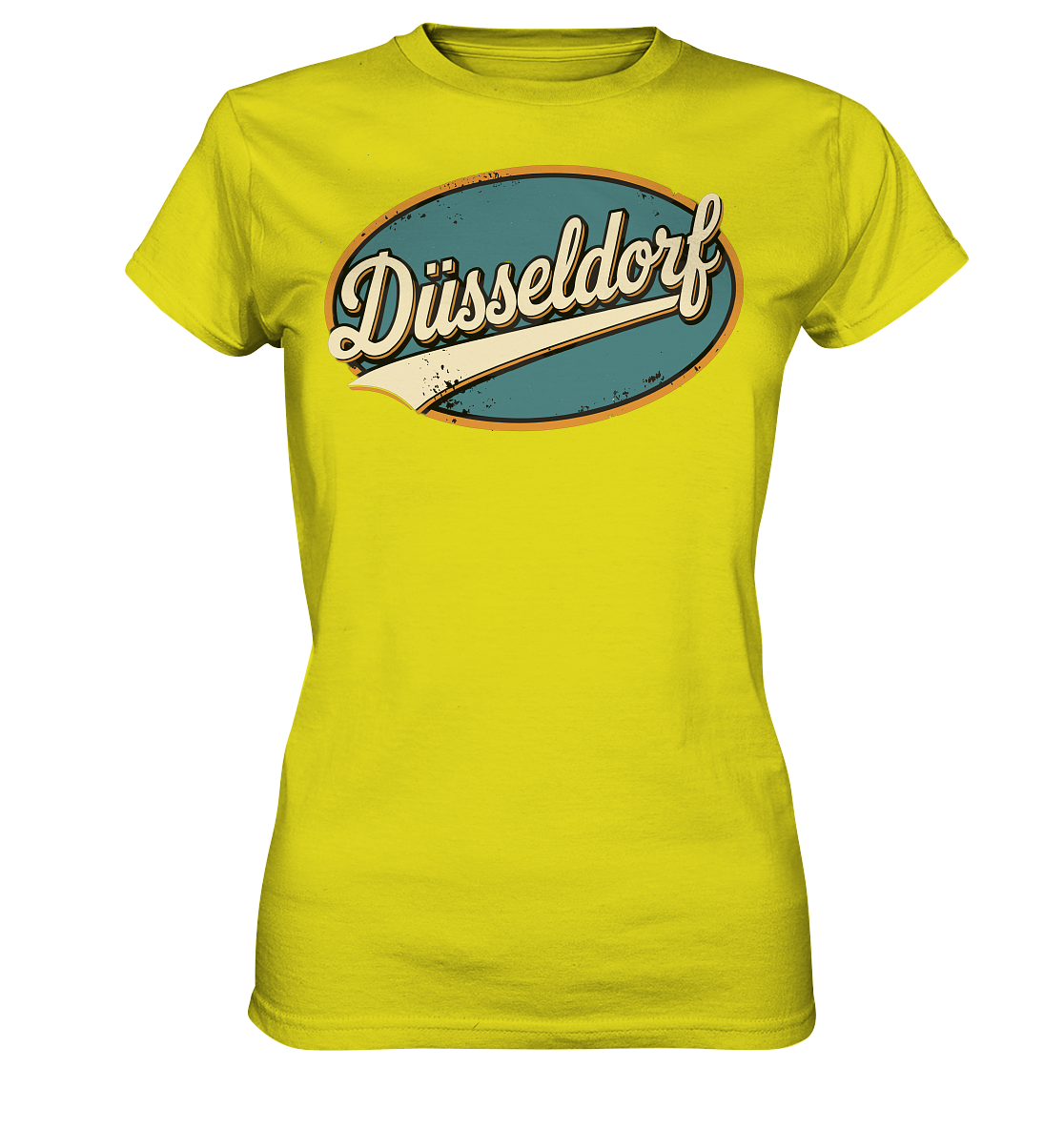 Düsseldorf Retro – Stilvolle Nostalgie trifft modernen Look - Ladies Premium Shirt