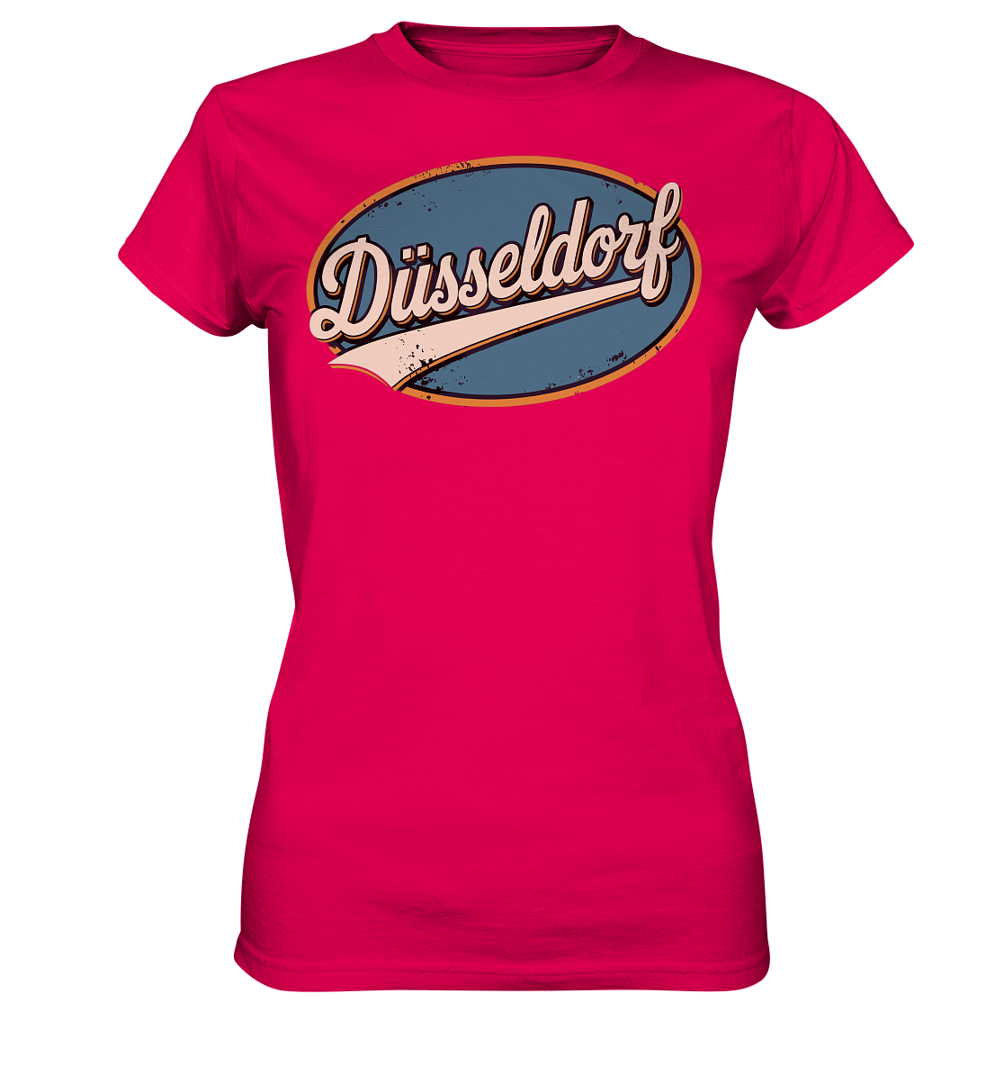Düsseldorf Retro – Stilvolle Nostalgie trifft modernen Look - Ladies Premium Shirt