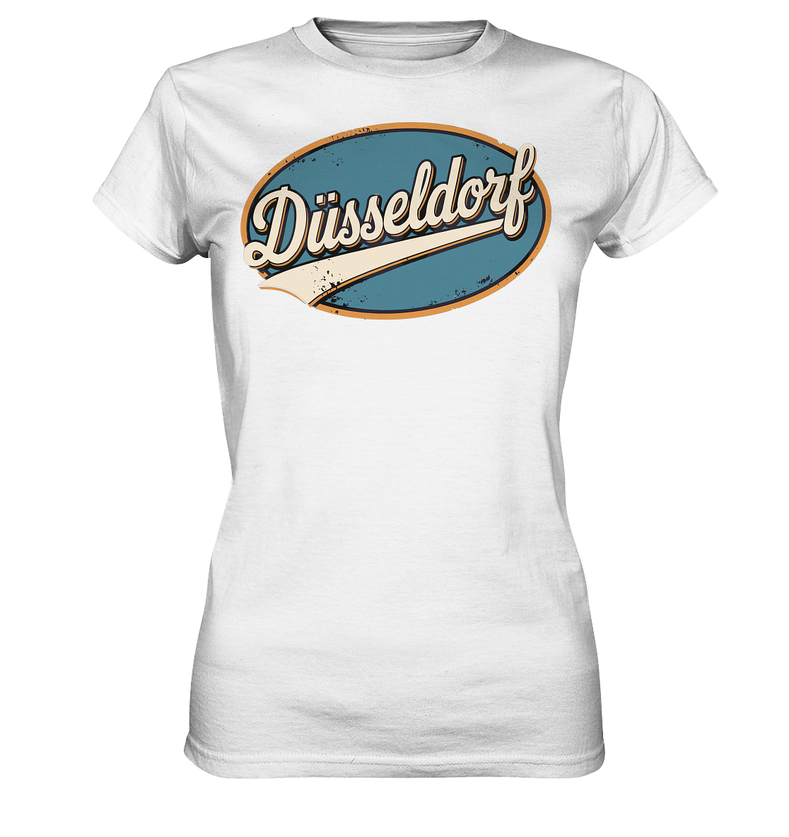 Düsseldorf Retro – Stilvolle Nostalgie trifft modernen Look - Ladies Premium Shirt