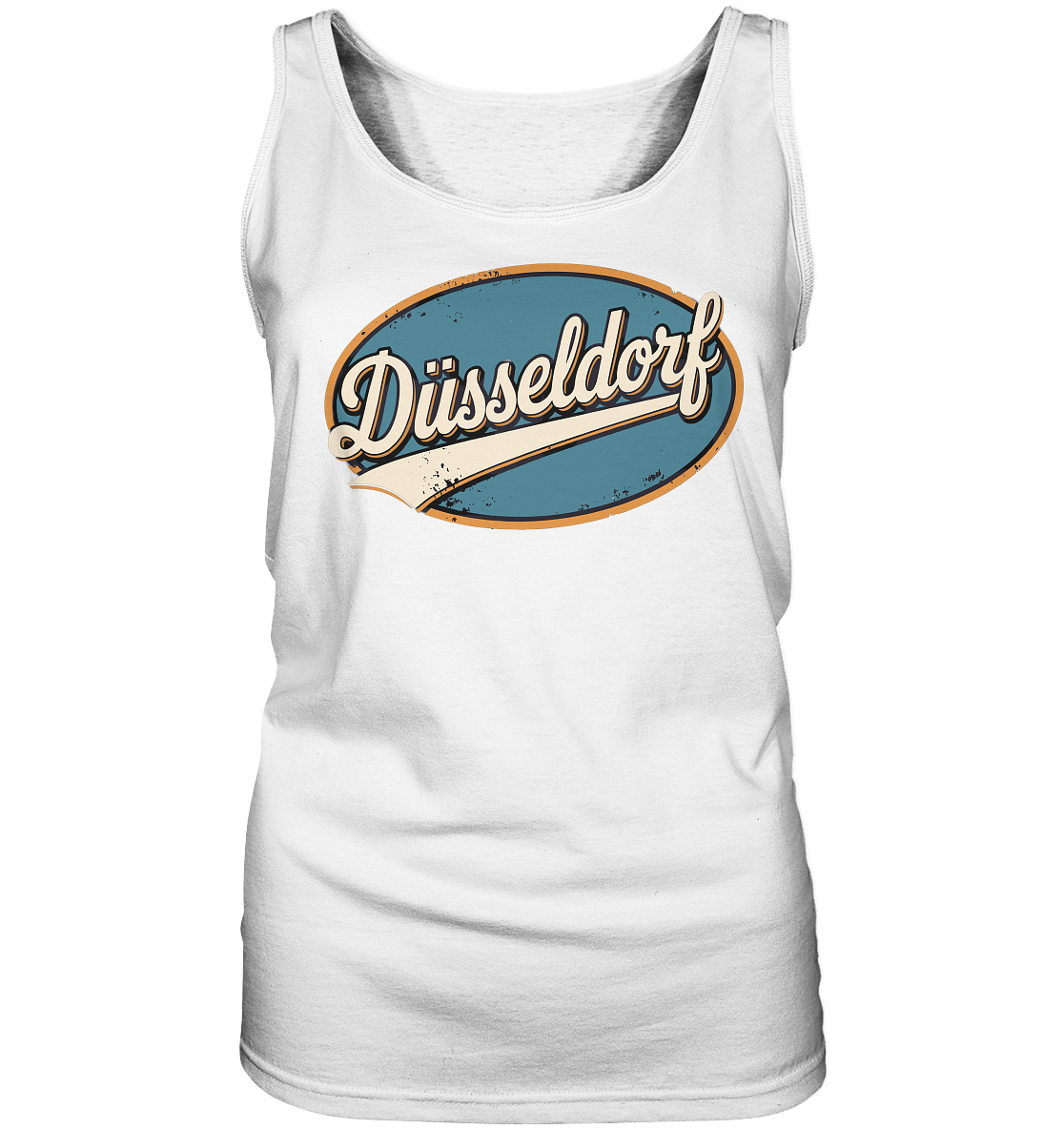 Düsseldorf Retro – Stilvolle Nostalgie trifft modernen Look - Ladies Tank-Top