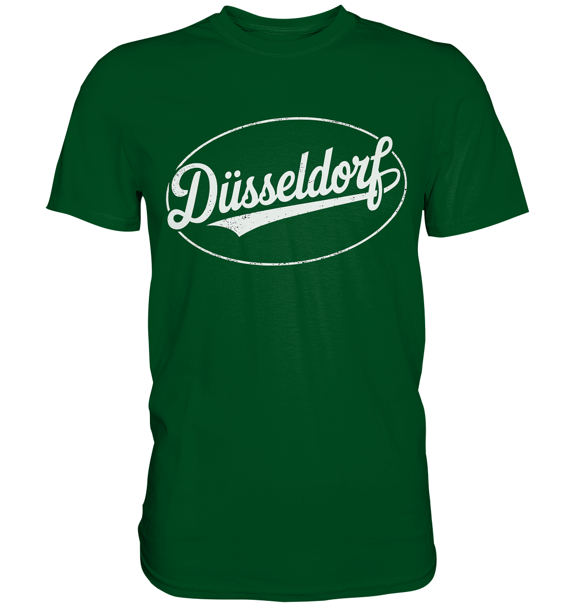 Düsseldorf Logo Retro – Stilvolle Nostalgie trifft modernen Look - Premium Shirt
