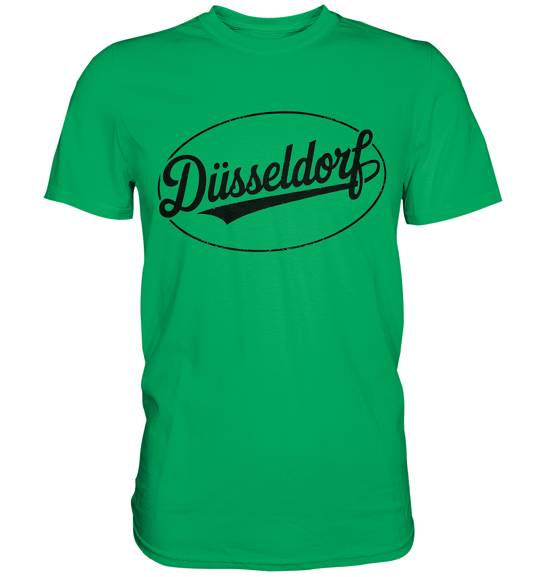 Düsseldorf Logo Retro – Stilvolle Nostalgie trifft modernen Look - Premium Shirt