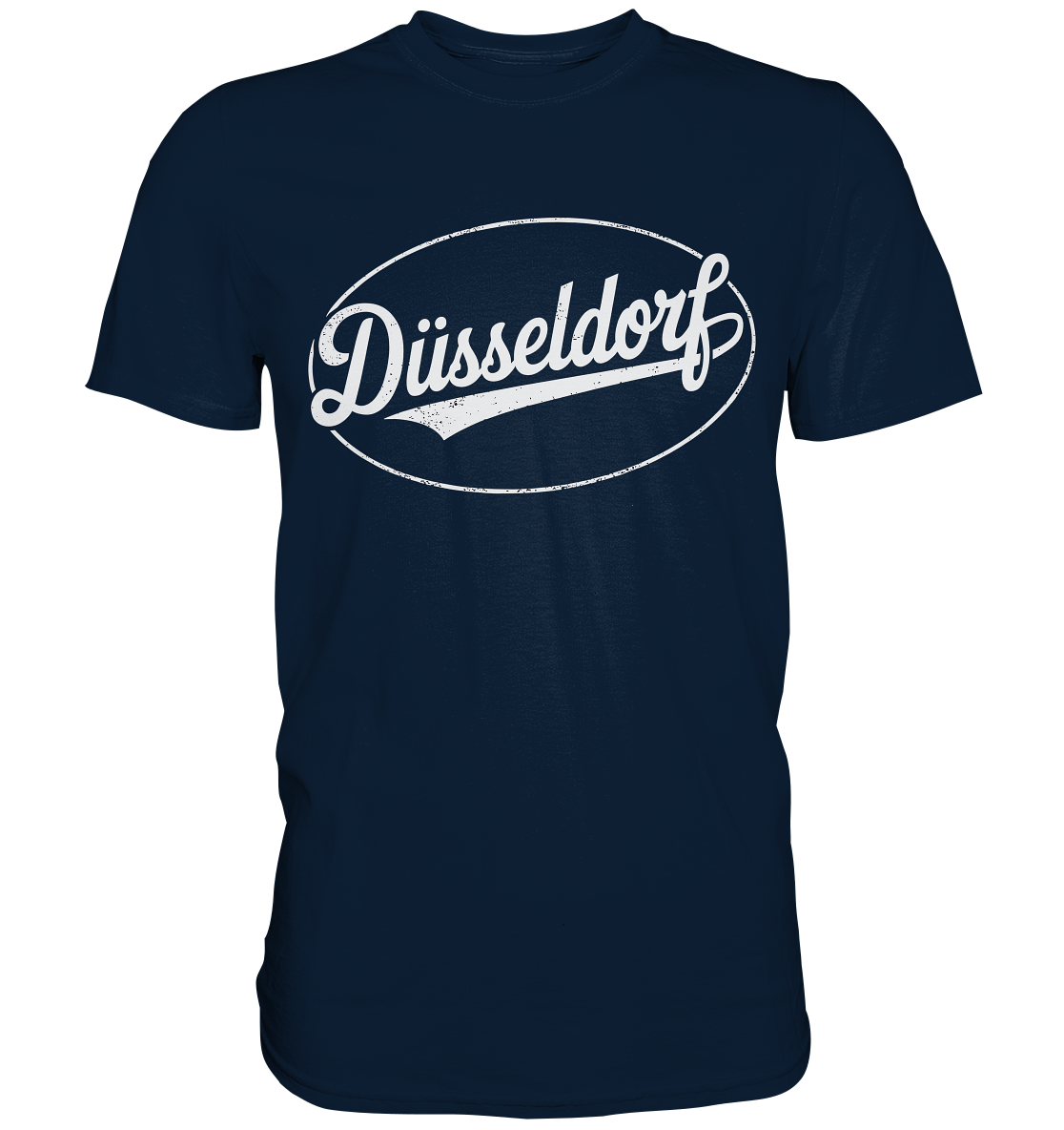 Düsseldorf Logo Retro – Stilvolle Nostalgie trifft modernen Look - Premium Shirt