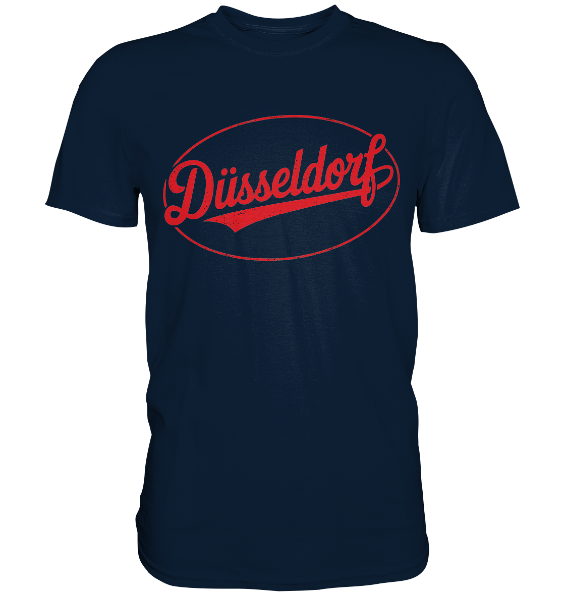 Düsseldorf Logo Retro – Stilvolle Nostalgie trifft modernen Look - Premium Shirt
