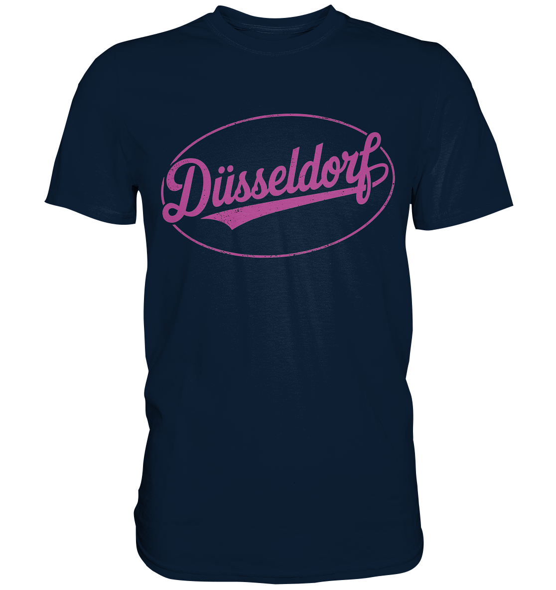 Düsseldorf Logo Retro – Stilvolle Nostalgie trifft modernen Look - Premium Shirt