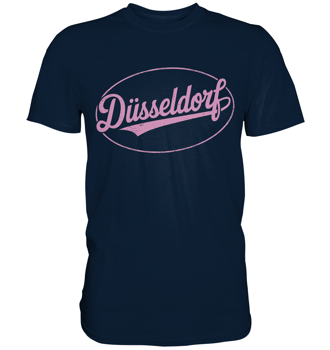 Düsseldorf Logo Retro – Stilvolle Nostalgie trifft modernen Look - Premium Shirt