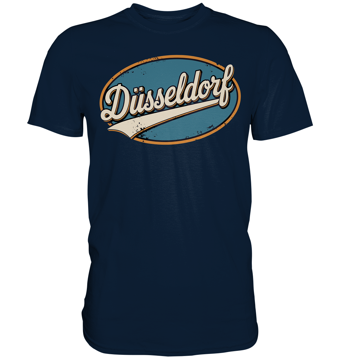 Düsseldorf Retro – Stilvolle Nostalgie trifft modernen Look - Premium Shirt
