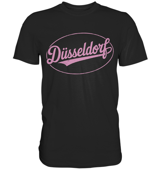 Düsseldorf Logo Retro – Stilvolle Nostalgie trifft modernen Look - Premium Shirt