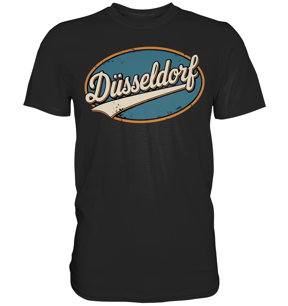Düsseldorf Retro – Stilvolle Nostalgie trifft modernen Look - Premium Shirt