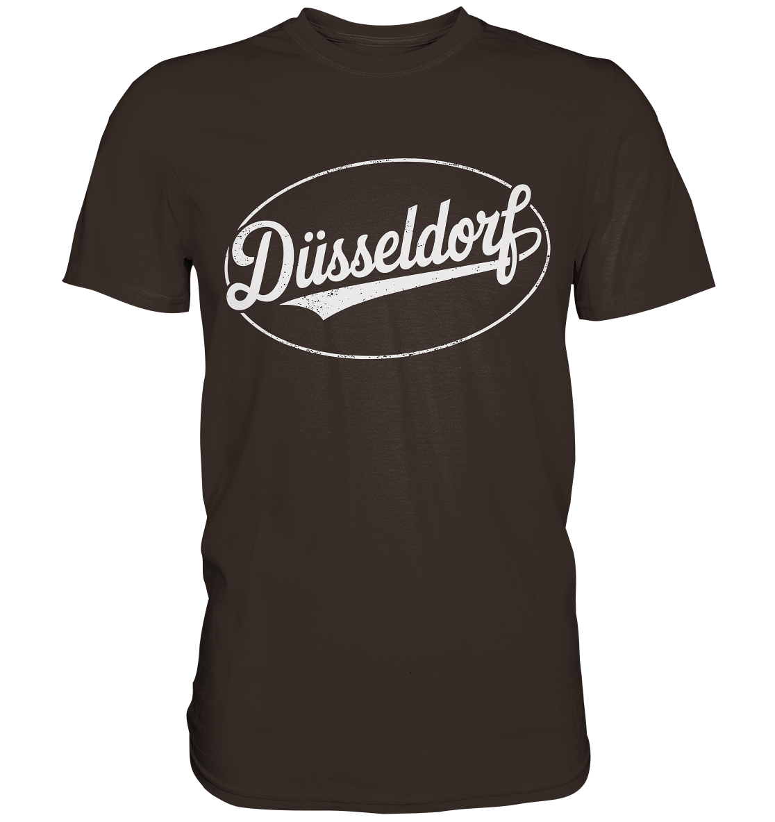 Düsseldorf Logo Retro – Stilvolle Nostalgie trifft modernen Look - Premium Shirt