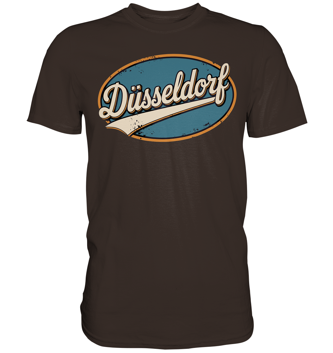 Düsseldorf Retro – Stilvolle Nostalgie trifft modernen Look - Premium Shirt
