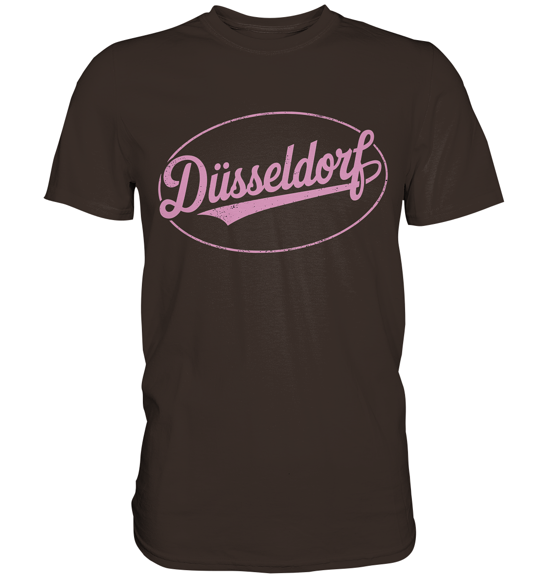 Düsseldorf Logo Retro – Stilvolle Nostalgie trifft modernen Look - Premium Shirt