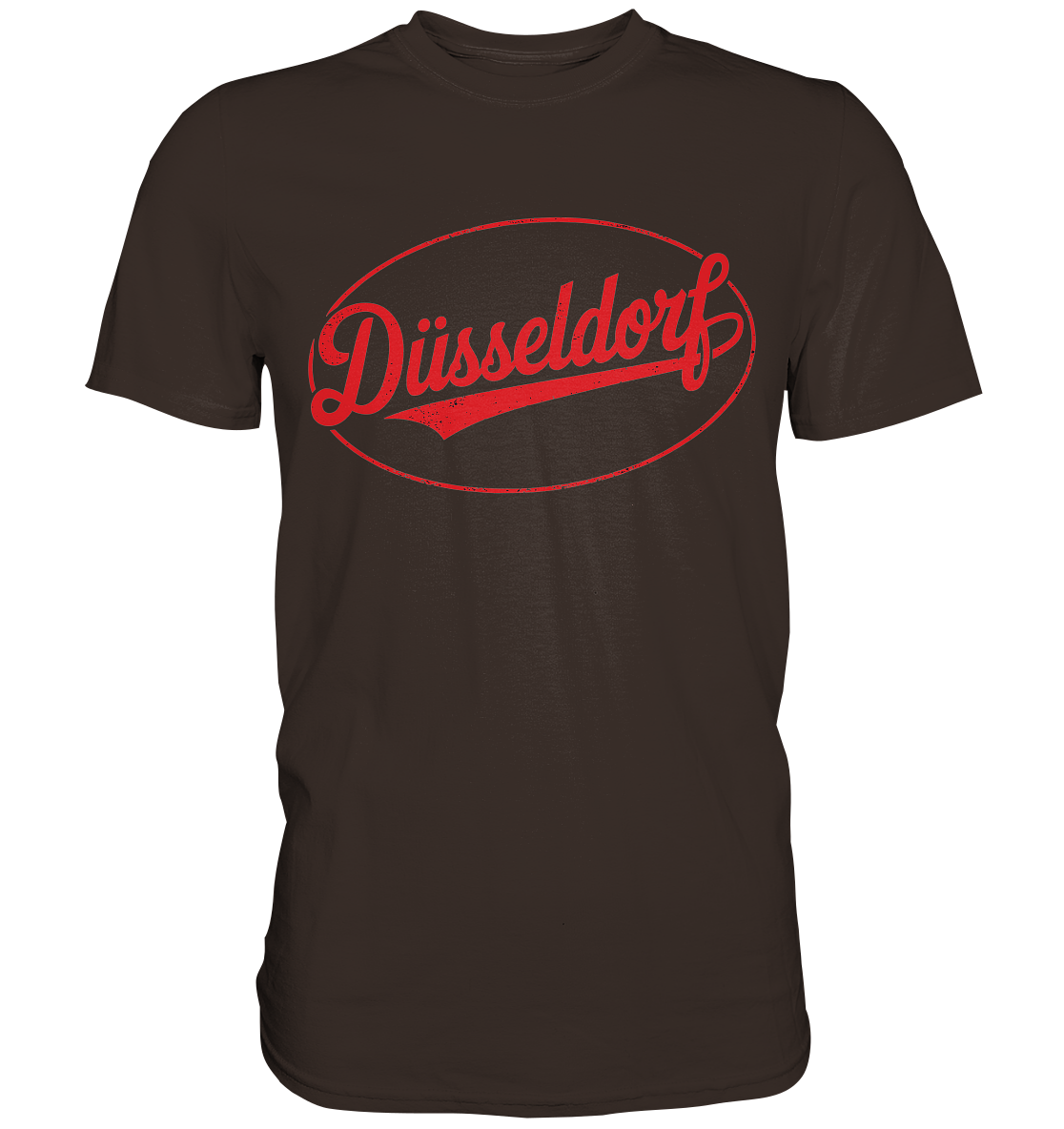 Düsseldorf Logo Retro – Stilvolle Nostalgie trifft modernen Look - Premium Shirt