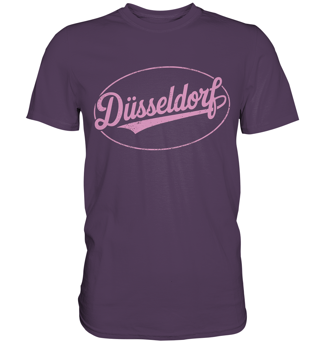 Düsseldorf Logo Retro – Stilvolle Nostalgie trifft modernen Look - Premium Shirt