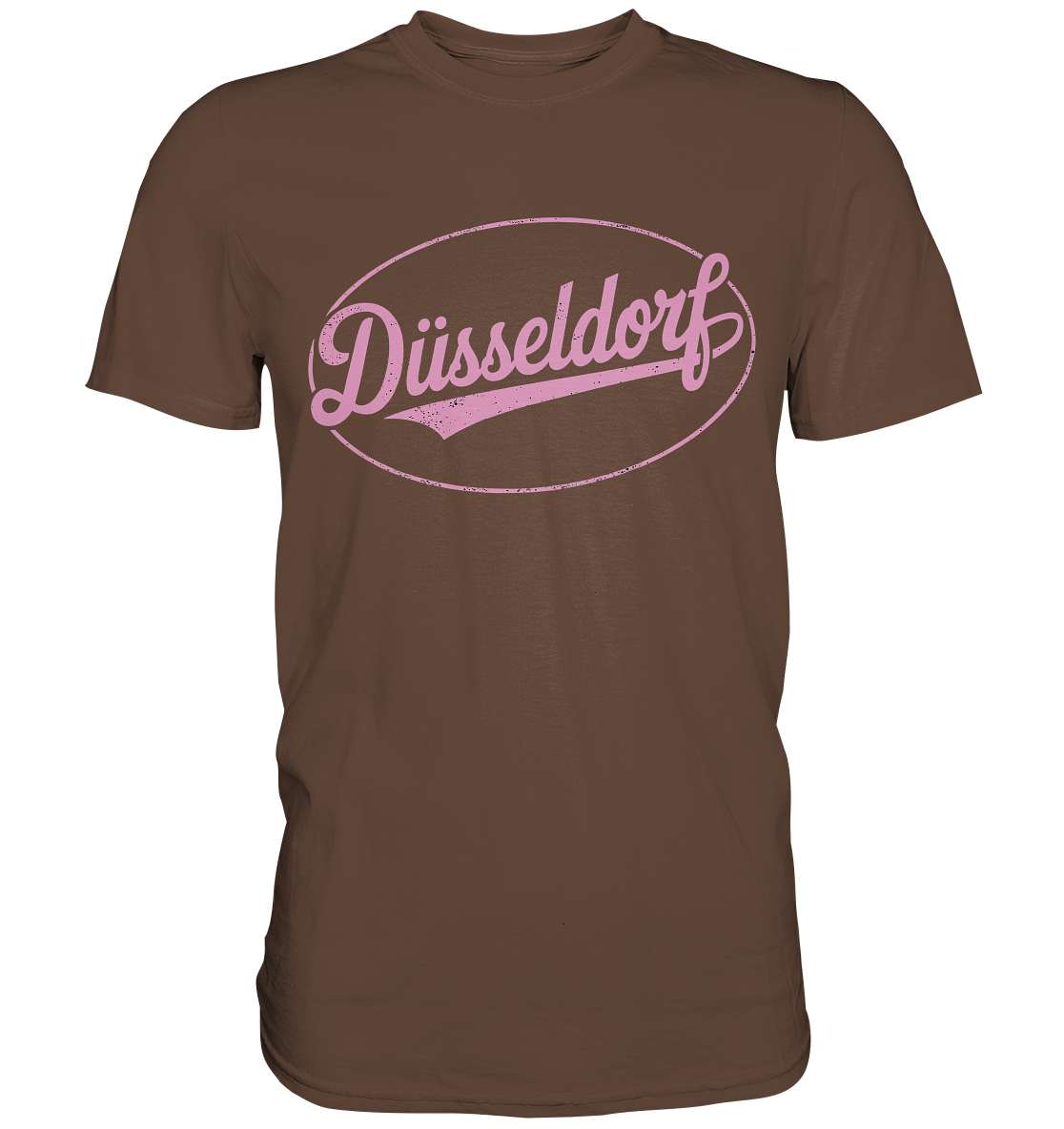 Düsseldorf Logo Retro – Stilvolle Nostalgie trifft modernen Look - Premium Shirt