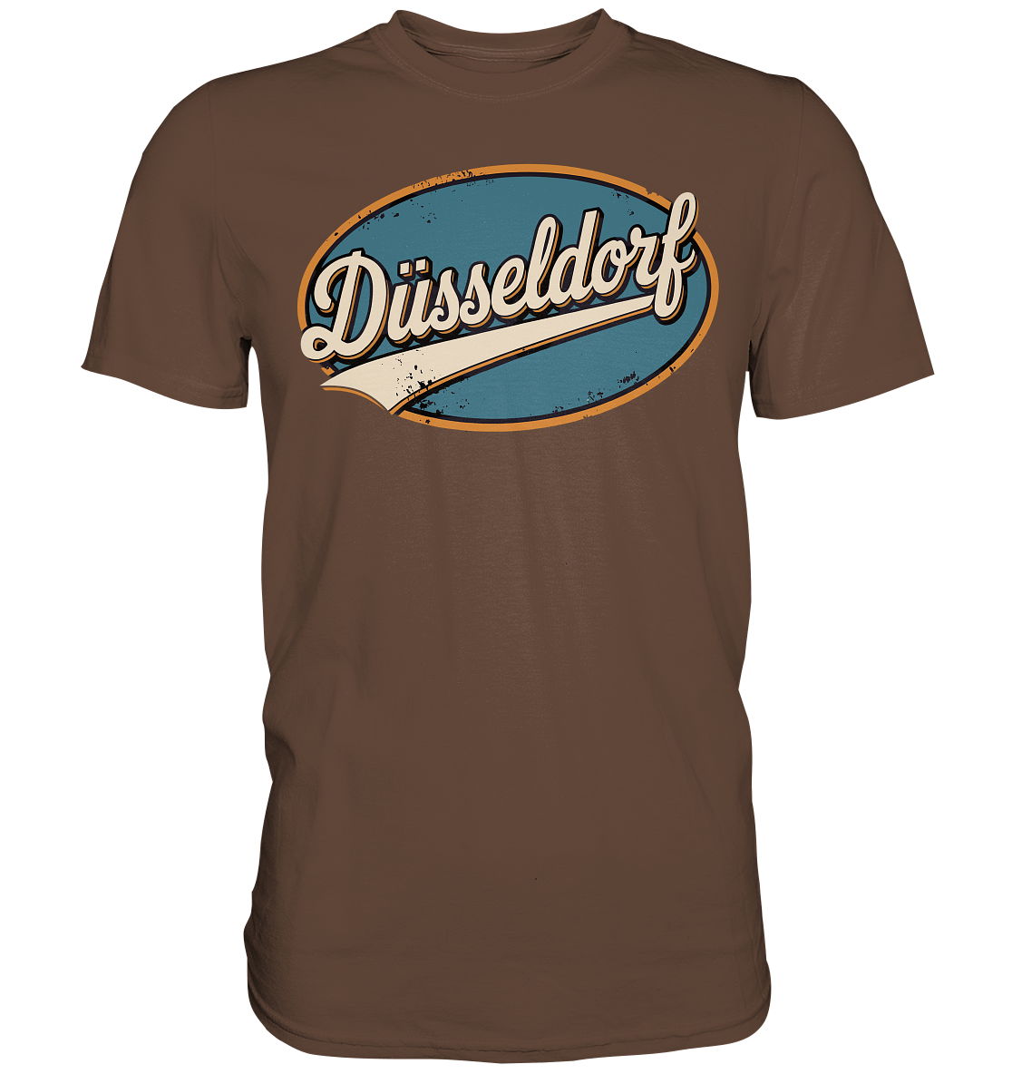 Düsseldorf Retro – Stilvolle Nostalgie trifft modernen Look - Premium Shirt