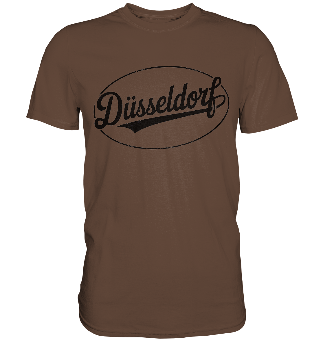 Düsseldorf Logo Retro – Stilvolle Nostalgie trifft modernen Look - Premium Shirt