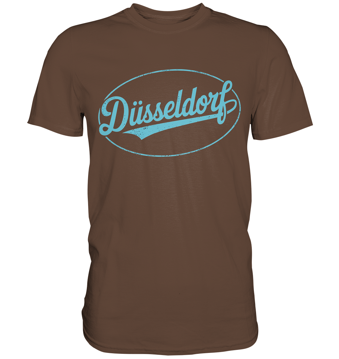 Düsseldorf Logo Retro – Stilvolle Nostalgie trifft modernen Look - Premium Shirt