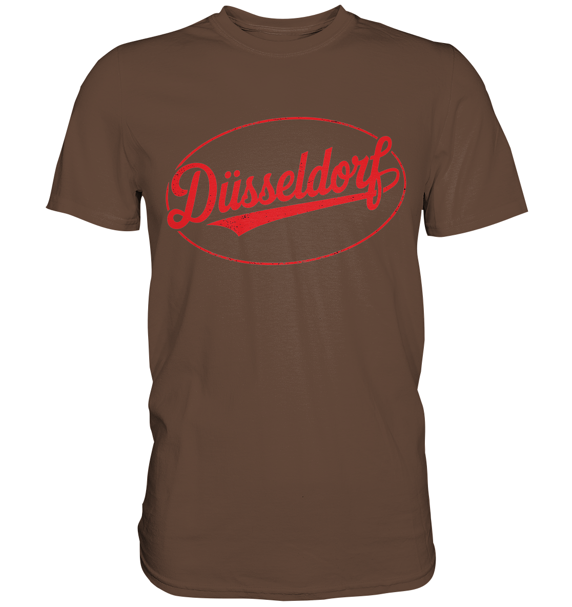 Düsseldorf Logo Retro – Stilvolle Nostalgie trifft modernen Look - Premium Shirt